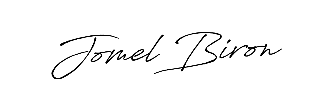 Once you've used our free online signature maker to create your best signature Antro_Vectra_Bolder style, it's time to enjoy all of the benefits that Jomel Biron name signing documents. Jomel Biron signature style 7 images and pictures png
