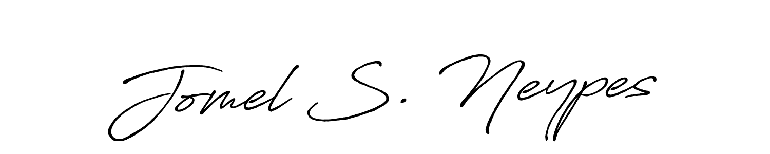 Make a beautiful signature design for name Jomel S. Neypes. Use this online signature maker to create a handwritten signature for free. Jomel S. Neypes signature style 7 images and pictures png