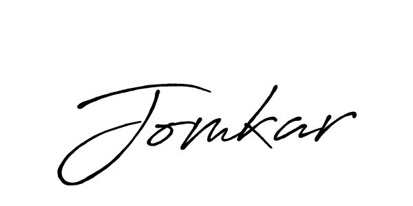 Use a signature maker to create a handwritten signature online. With this signature software, you can design (Antro_Vectra_Bolder) your own signature for name Jomkar. Jomkar signature style 7 images and pictures png