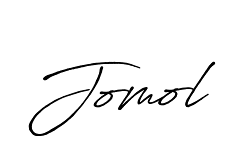 You should practise on your own different ways (Antro_Vectra_Bolder) to write your name (Jomol) in signature. don't let someone else do it for you. Jomol signature style 7 images and pictures png