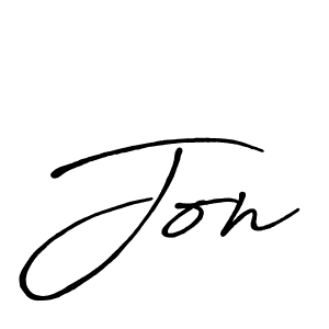 You should practise on your own different ways (Antro_Vectra_Bolder) to write your name (Jon) in signature. don't let someone else do it for you. Jon signature style 7 images and pictures png