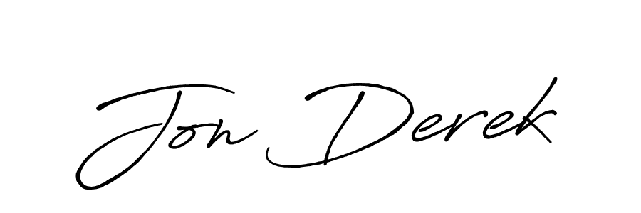 Once you've used our free online signature maker to create your best signature Antro_Vectra_Bolder style, it's time to enjoy all of the benefits that Jon Derek name signing documents. Jon Derek signature style 7 images and pictures png