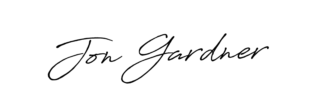 Once you've used our free online signature maker to create your best signature Antro_Vectra_Bolder style, it's time to enjoy all of the benefits that Jon Gardner name signing documents. Jon Gardner signature style 7 images and pictures png