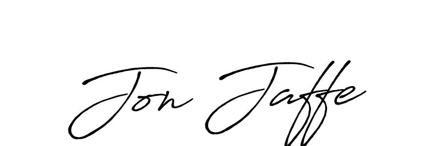 Create a beautiful signature design for name Jon Jaffe. With this signature (Antro_Vectra_Bolder) fonts, you can make a handwritten signature for free. Jon Jaffe signature style 7 images and pictures png