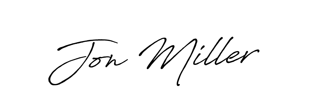 It looks lik you need a new signature style for name Jon Miller. Design unique handwritten (Antro_Vectra_Bolder) signature with our free signature maker in just a few clicks. Jon Miller signature style 7 images and pictures png