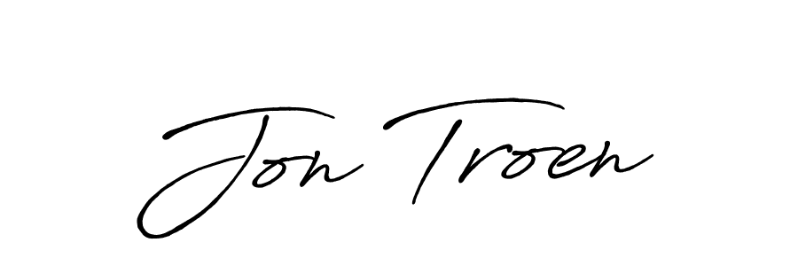 How to make Jon Troen signature? Antro_Vectra_Bolder is a professional autograph style. Create handwritten signature for Jon Troen name. Jon Troen signature style 7 images and pictures png