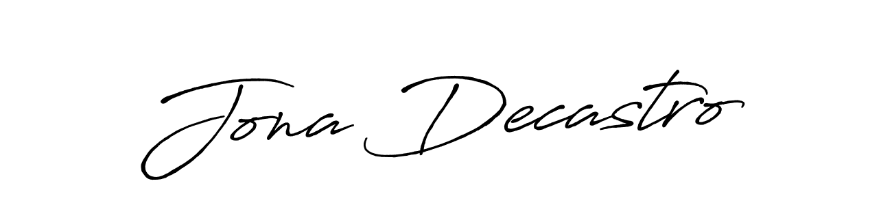 Antro_Vectra_Bolder is a professional signature style that is perfect for those who want to add a touch of class to their signature. It is also a great choice for those who want to make their signature more unique. Get Jona Decastro name to fancy signature for free. Jona Decastro signature style 7 images and pictures png