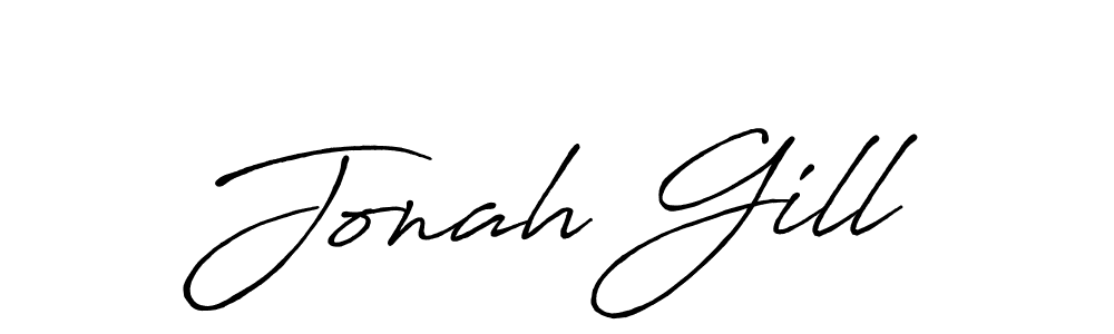 How to make Jonah Gill signature? Antro_Vectra_Bolder is a professional autograph style. Create handwritten signature for Jonah Gill name. Jonah Gill signature style 7 images and pictures png