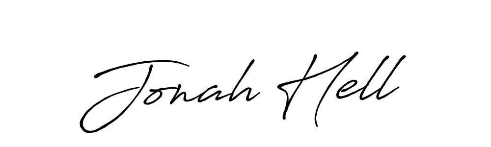 Jonah Hell stylish signature style. Best Handwritten Sign (Antro_Vectra_Bolder) for my name. Handwritten Signature Collection Ideas for my name Jonah Hell. Jonah Hell signature style 7 images and pictures png