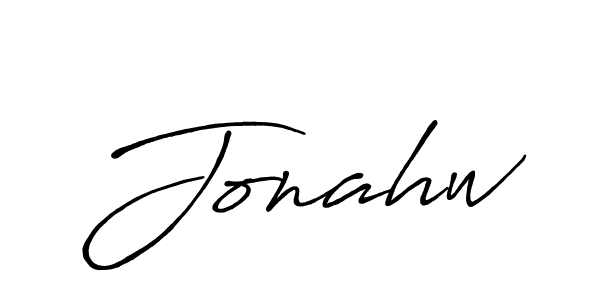 Also we have Jonahw name is the best signature style. Create professional handwritten signature collection using Antro_Vectra_Bolder autograph style. Jonahw signature style 7 images and pictures png