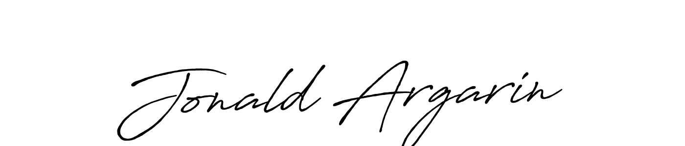 Make a beautiful signature design for name Jonald Argarin. Use this online signature maker to create a handwritten signature for free. Jonald Argarin signature style 7 images and pictures png