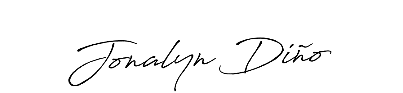 Create a beautiful signature design for name Jonalyn Diño. With this signature (Antro_Vectra_Bolder) fonts, you can make a handwritten signature for free. Jonalyn Diño signature style 7 images and pictures png