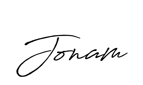 Similarly Antro_Vectra_Bolder is the best handwritten signature design. Signature creator online .You can use it as an online autograph creator for name Jonam. Jonam signature style 7 images and pictures png