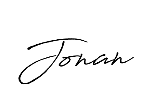 Use a signature maker to create a handwritten signature online. With this signature software, you can design (Antro_Vectra_Bolder) your own signature for name Jonan. Jonan signature style 7 images and pictures png