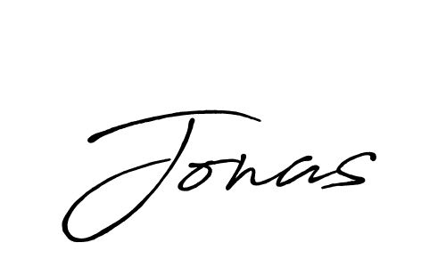 Use a signature maker to create a handwritten signature online. With this signature software, you can design (Antro_Vectra_Bolder) your own signature for name Jonas. Jonas signature style 7 images and pictures png