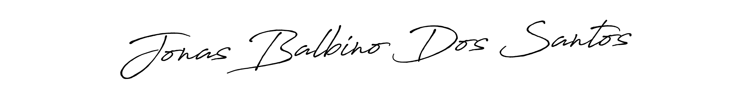Design your own signature with our free online signature maker. With this signature software, you can create a handwritten (Antro_Vectra_Bolder) signature for name Jonas Balbino Dos Santos. Jonas Balbino Dos Santos signature style 7 images and pictures png