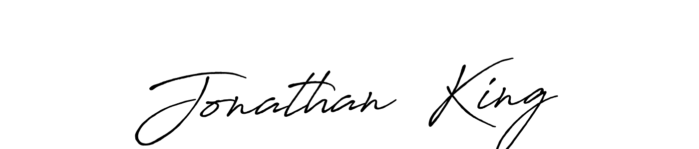 Jonathan  King stylish signature style. Best Handwritten Sign (Antro_Vectra_Bolder) for my name. Handwritten Signature Collection Ideas for my name Jonathan  King. Jonathan  King signature style 7 images and pictures png