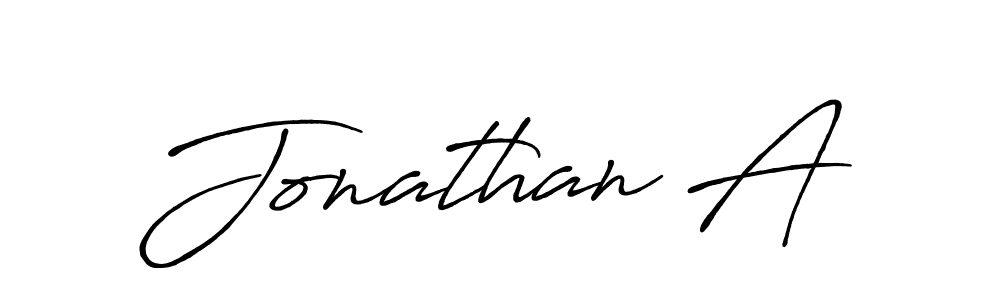 Make a beautiful signature design for name Jonathan A. Use this online signature maker to create a handwritten signature for free. Jonathan A signature style 7 images and pictures png