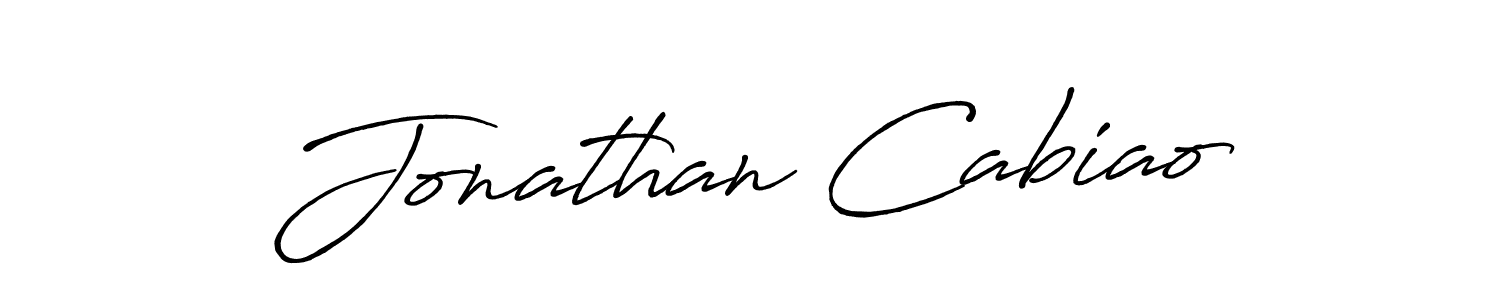 How to make Jonathan Cabiao signature? Antro_Vectra_Bolder is a professional autograph style. Create handwritten signature for Jonathan Cabiao name. Jonathan Cabiao signature style 7 images and pictures png