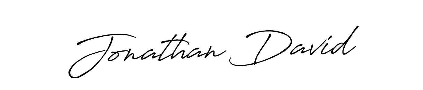 Make a beautiful signature design for name Jonathan David. With this signature (Antro_Vectra_Bolder) style, you can create a handwritten signature for free. Jonathan David signature style 7 images and pictures png