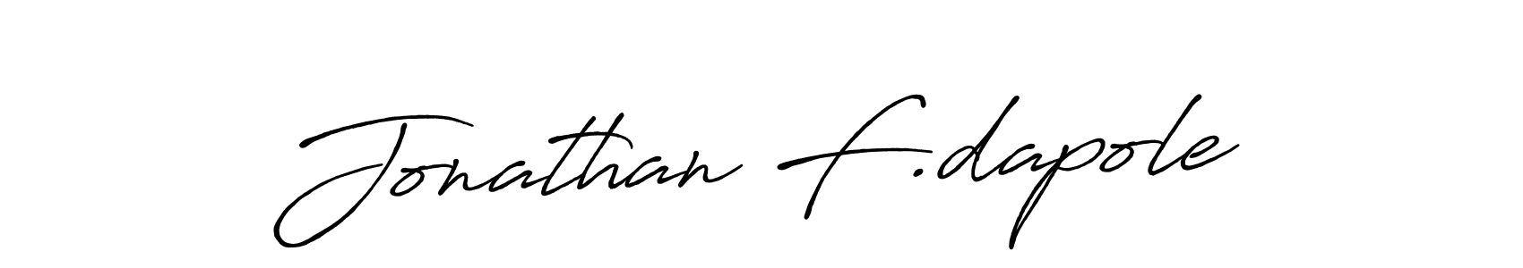 Make a beautiful signature design for name Jonathan F.dapole. Use this online signature maker to create a handwritten signature for free. Jonathan F.dapole signature style 7 images and pictures png