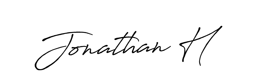 Design your own signature with our free online signature maker. With this signature software, you can create a handwritten (Antro_Vectra_Bolder) signature for name Jonathan H. Jonathan H signature style 7 images and pictures png