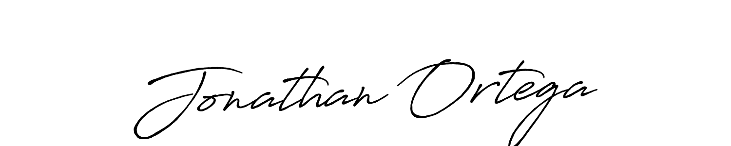 Create a beautiful signature design for name Jonathan Ortega. With this signature (Antro_Vectra_Bolder) fonts, you can make a handwritten signature for free. Jonathan Ortega signature style 7 images and pictures png