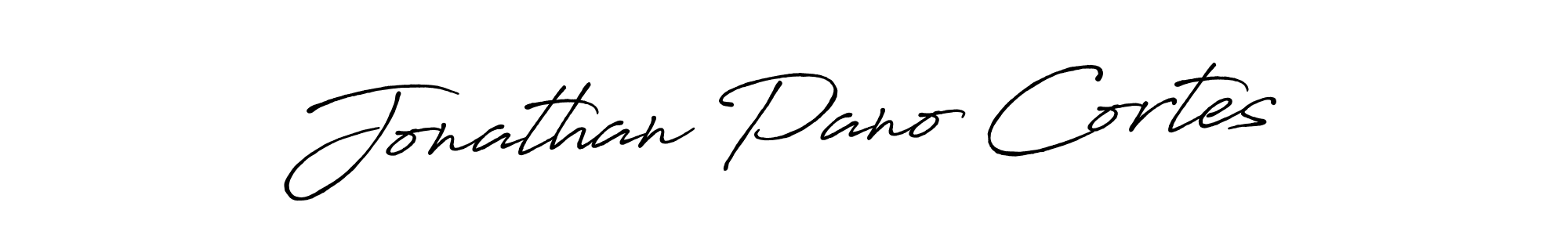 It looks lik you need a new signature style for name Jonathan Pano Cortes. Design unique handwritten (Antro_Vectra_Bolder) signature with our free signature maker in just a few clicks. Jonathan Pano Cortes signature style 7 images and pictures png