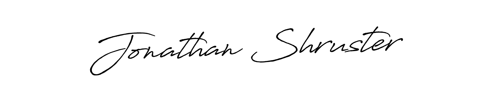 Design your own signature with our free online signature maker. With this signature software, you can create a handwritten (Antro_Vectra_Bolder) signature for name Jonathan Shruster. Jonathan Shruster signature style 7 images and pictures png