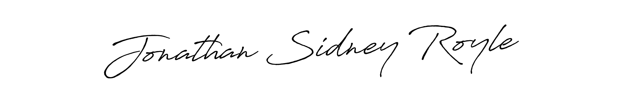 Antro_Vectra_Bolder is a professional signature style that is perfect for those who want to add a touch of class to their signature. It is also a great choice for those who want to make their signature more unique. Get Jonathan Sidney Royle name to fancy signature for free. Jonathan Sidney Royle signature style 7 images and pictures png