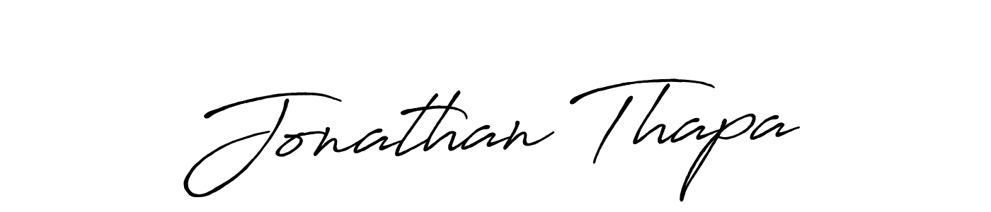 Jonathan Thapa stylish signature style. Best Handwritten Sign (Antro_Vectra_Bolder) for my name. Handwritten Signature Collection Ideas for my name Jonathan Thapa. Jonathan Thapa signature style 7 images and pictures png