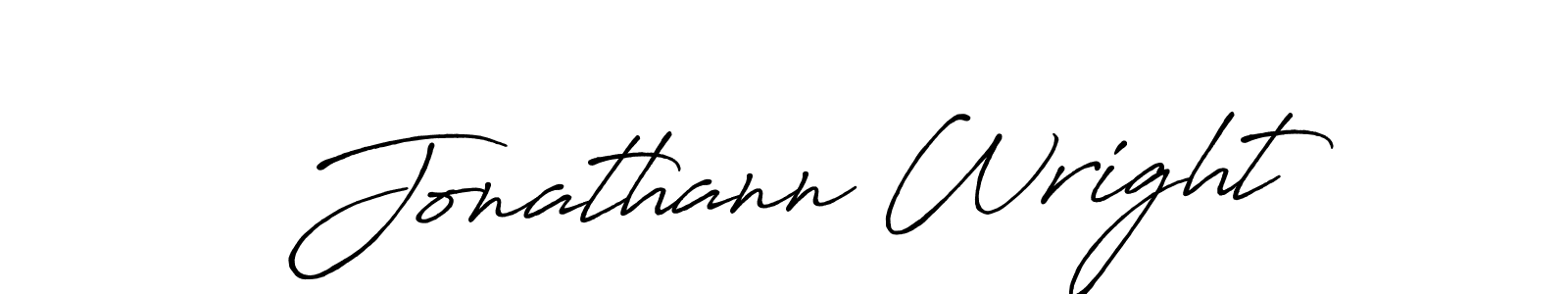 Design your own signature with our free online signature maker. With this signature software, you can create a handwritten (Antro_Vectra_Bolder) signature for name Jonathann Wright. Jonathann Wright signature style 7 images and pictures png
