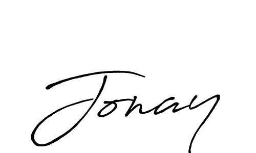 Design your own signature with our free online signature maker. With this signature software, you can create a handwritten (Antro_Vectra_Bolder) signature for name Jonay. Jonay signature style 7 images and pictures png