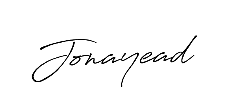 Jonayead stylish signature style. Best Handwritten Sign (Antro_Vectra_Bolder) for my name. Handwritten Signature Collection Ideas for my name Jonayead. Jonayead signature style 7 images and pictures png