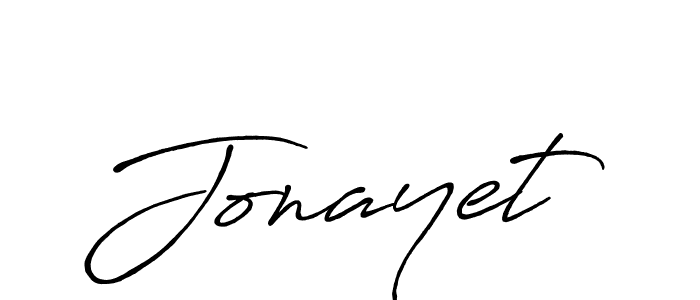 Design your own signature with our free online signature maker. With this signature software, you can create a handwritten (Antro_Vectra_Bolder) signature for name Jonayet. Jonayet signature style 7 images and pictures png