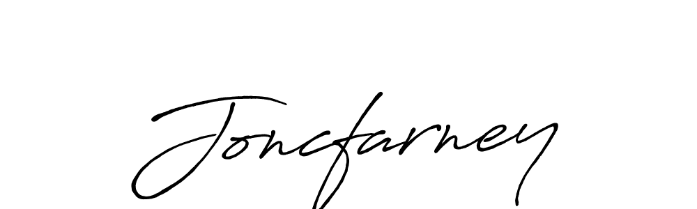 Similarly Antro_Vectra_Bolder is the best handwritten signature design. Signature creator online .You can use it as an online autograph creator for name Joncfarney. Joncfarney signature style 7 images and pictures png