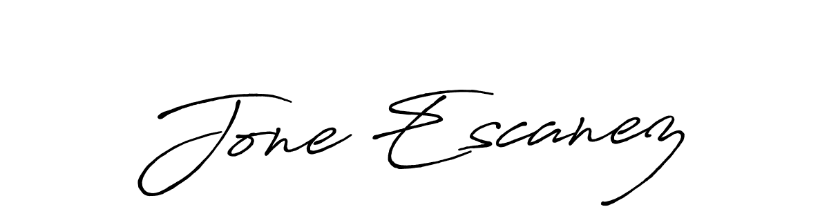 Once you've used our free online signature maker to create your best signature Antro_Vectra_Bolder style, it's time to enjoy all of the benefits that Jone Escanez name signing documents. Jone Escanez signature style 7 images and pictures png