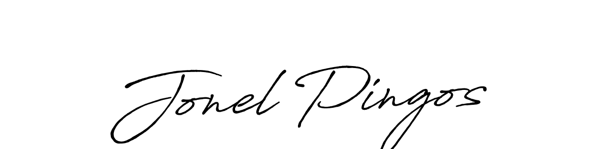 You should practise on your own different ways (Antro_Vectra_Bolder) to write your name (Jonel Pingos) in signature. don't let someone else do it for you. Jonel Pingos signature style 7 images and pictures png