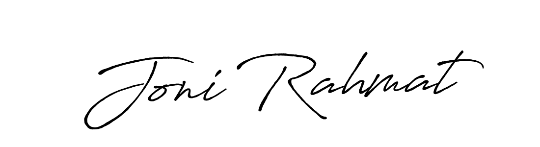 This is the best signature style for the Joni Rahmat name. Also you like these signature font (Antro_Vectra_Bolder). Mix name signature. Joni Rahmat signature style 7 images and pictures png