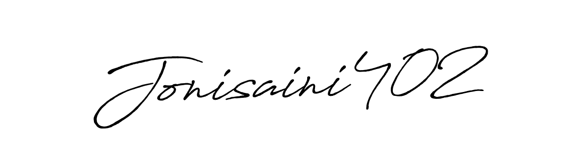 Jonisaini402 stylish signature style. Best Handwritten Sign (Antro_Vectra_Bolder) for my name. Handwritten Signature Collection Ideas for my name Jonisaini402. Jonisaini402 signature style 7 images and pictures png