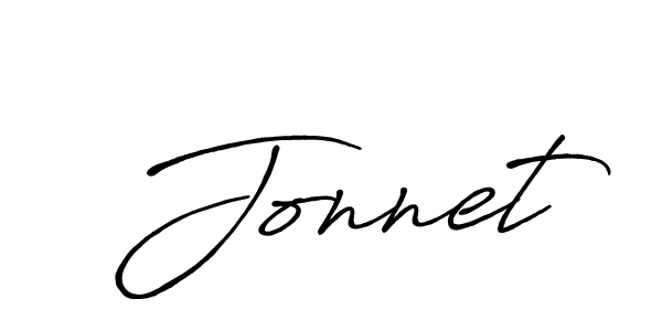 How to make Jonnet signature? Antro_Vectra_Bolder is a professional autograph style. Create handwritten signature for Jonnet name. Jonnet signature style 7 images and pictures png