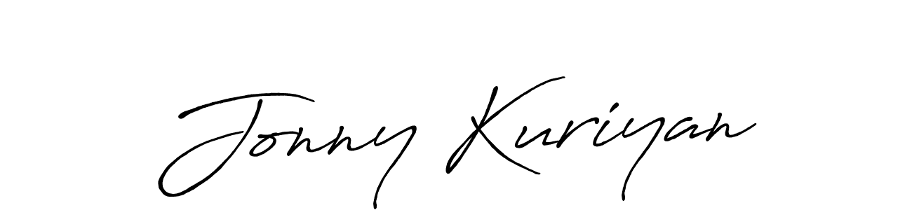 Jonny Kuriyan stylish signature style. Best Handwritten Sign (Antro_Vectra_Bolder) for my name. Handwritten Signature Collection Ideas for my name Jonny Kuriyan. Jonny Kuriyan signature style 7 images and pictures png
