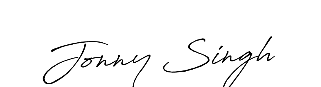 if you are searching for the best signature style for your name Jonny Singh. so please give up your signature search. here we have designed multiple signature styles  using Antro_Vectra_Bolder. Jonny Singh signature style 7 images and pictures png