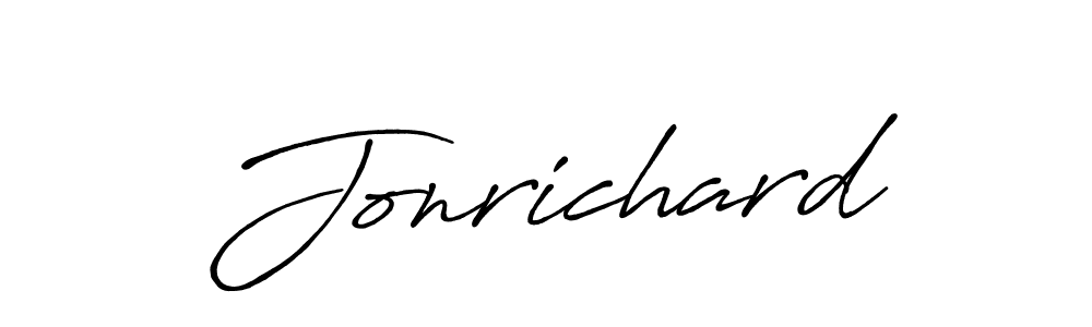 Also we have Jonrichard name is the best signature style. Create professional handwritten signature collection using Antro_Vectra_Bolder autograph style. Jonrichard signature style 7 images and pictures png