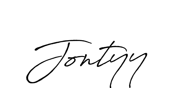 The best way (Antro_Vectra_Bolder) to make a short signature is to pick only two or three words in your name. The name Jontyy include a total of six letters. For converting this name. Jontyy signature style 7 images and pictures png
