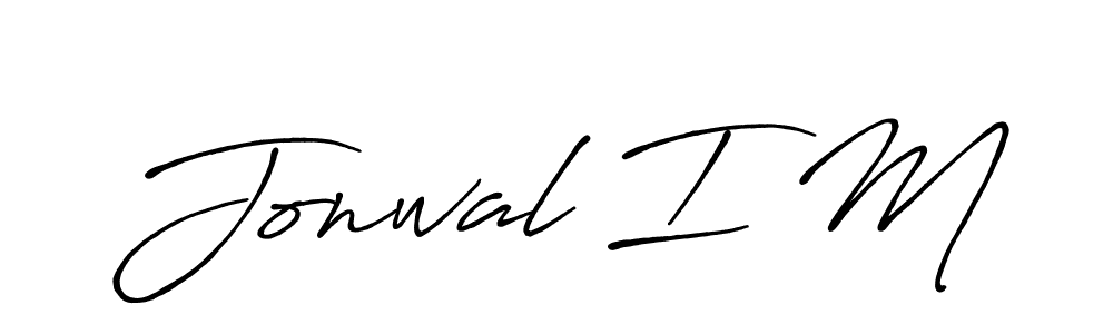 Once you've used our free online signature maker to create your best signature Antro_Vectra_Bolder style, it's time to enjoy all of the benefits that Jonwal I M name signing documents. Jonwal I M signature style 7 images and pictures png
