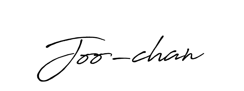 Create a beautiful signature design for name Joo-chan. With this signature (Antro_Vectra_Bolder) fonts, you can make a handwritten signature for free. Joo-chan signature style 7 images and pictures png