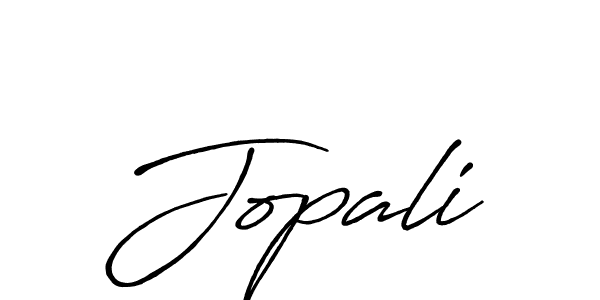 How to make Jopali name signature. Use Antro_Vectra_Bolder style for creating short signs online. This is the latest handwritten sign. Jopali signature style 7 images and pictures png