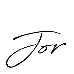 Create a beautiful signature design for name Jor. With this signature (Antro_Vectra_Bolder) fonts, you can make a handwritten signature for free. Jor signature style 7 images and pictures png