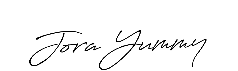 Make a beautiful signature design for name Jora Yummy. Use this online signature maker to create a handwritten signature for free. Jora Yummy signature style 7 images and pictures png